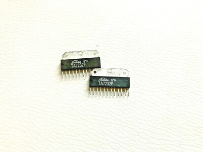 2 Pieces TA7232P DUAL AUDIO AMPLIFIER  TOSHIBA