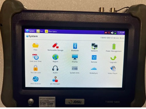JDSU Viavi T-Berd 5800 V2 Fiber Optic Network Tester 5822P (unit Only)