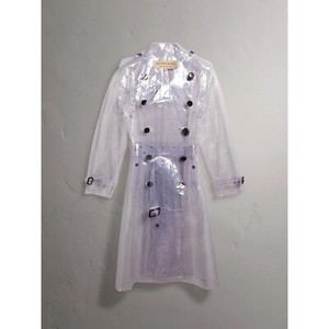 clear trench coat