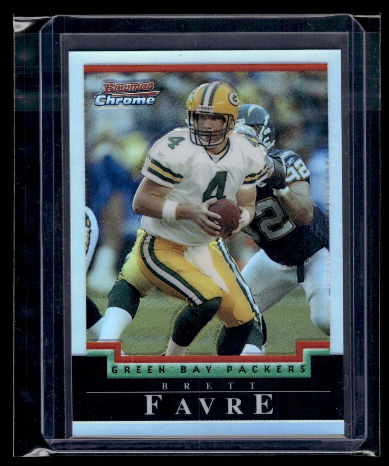 2004 Bowman Chrome Refractor #1 Brett Favre Packers /500 HOF