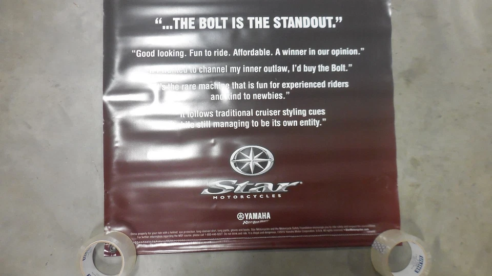 Banner exclusivo del concesionario Yamaha Star Motorcycles Bolt R-Spec Foto 4 de 4