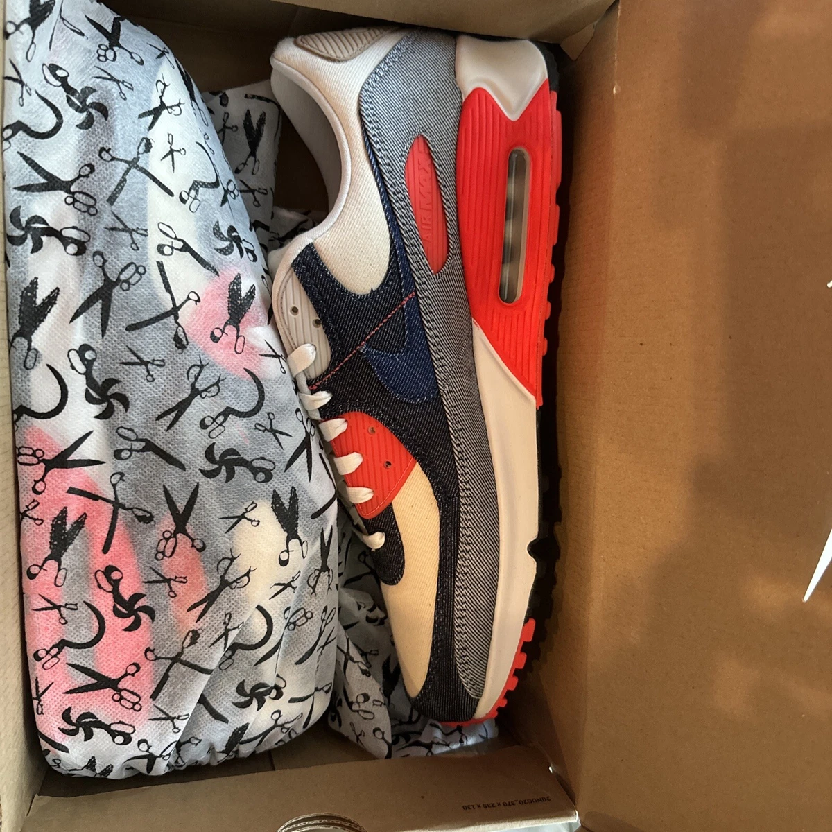 Nike Denham x Air Max 90 Infrared for Sale | Authenticity