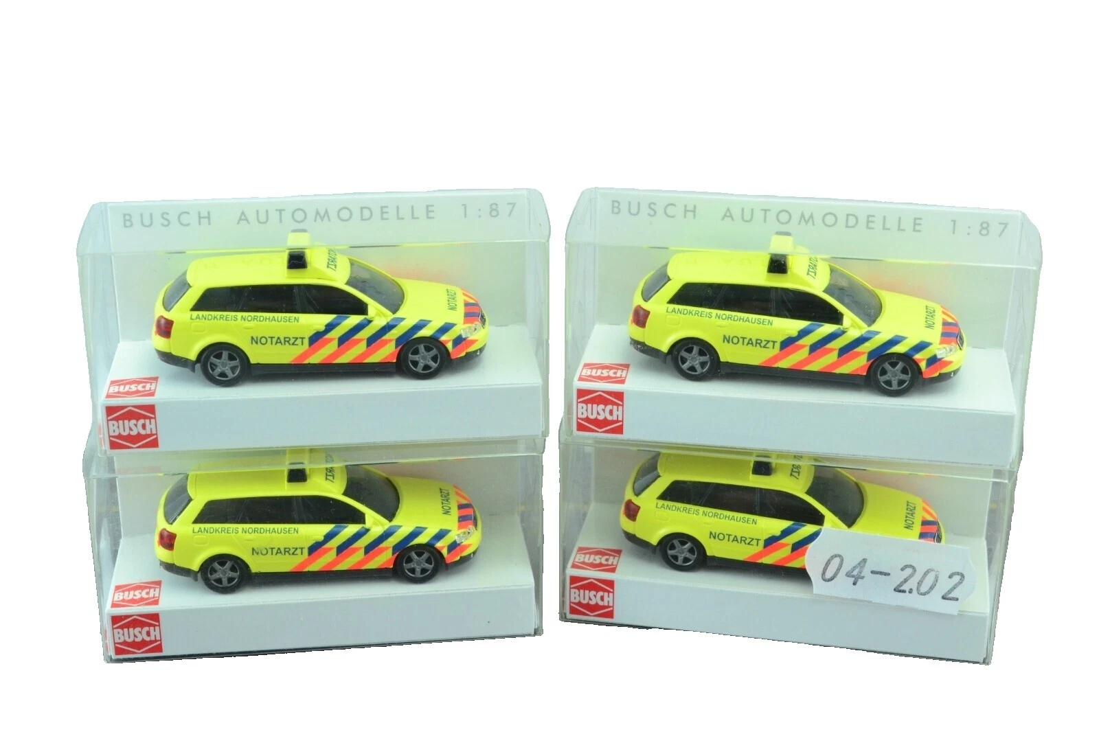 Busch Contemporary Manufacture Diecast Ambulances