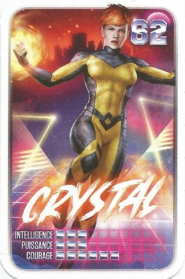 MARVEL CARD. SUPERHELDEN. LECLERC 2021. ERWECKE DEINE MACHT. Kristall Nr. 62