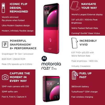 Motorola razr 40 Ultra-Factory Unlocked-3.6