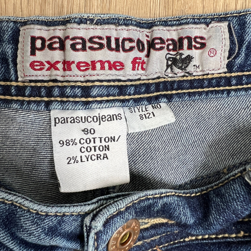 Parasuco Women's Size 30x31 Extreme Fit 98% Cotton Blue Jeans Vintage - Picture 4 of 20