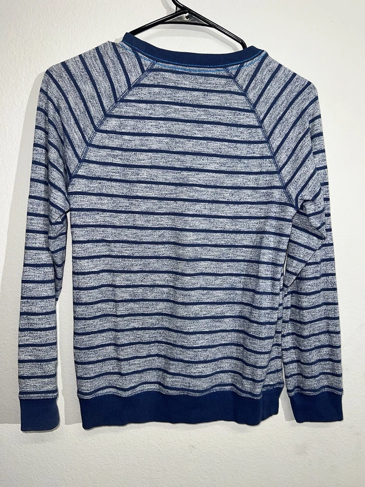 Shaun длинным рукавом трикотажа полоски синий и серый, большой 12/14 - Изображение 3 из 4