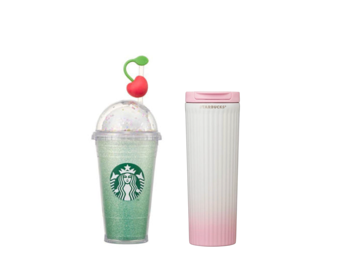Korea Starbucks 2023 Jungle Pink Tumbler Lime Glitter Coldcup Best 