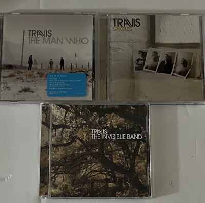 The Invisible Band The Man Who Singles by Travis (UK) (3 CD) HITS