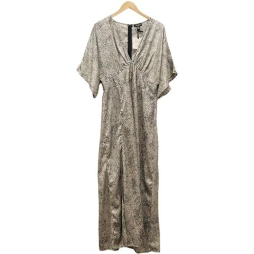 QED London Animal Print Kimono Sleeve Maxi Dress Women’s Size 10 US | 14 UK NWT