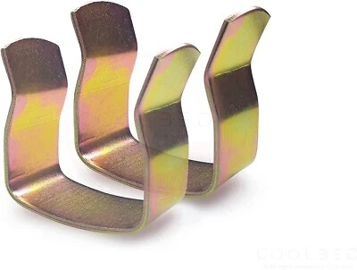 COOL BED SLEEP WELL, PAY LESS 2 x Strong Metal U Clips for Joining fixing Ottoman Divan Bed Base Sofa