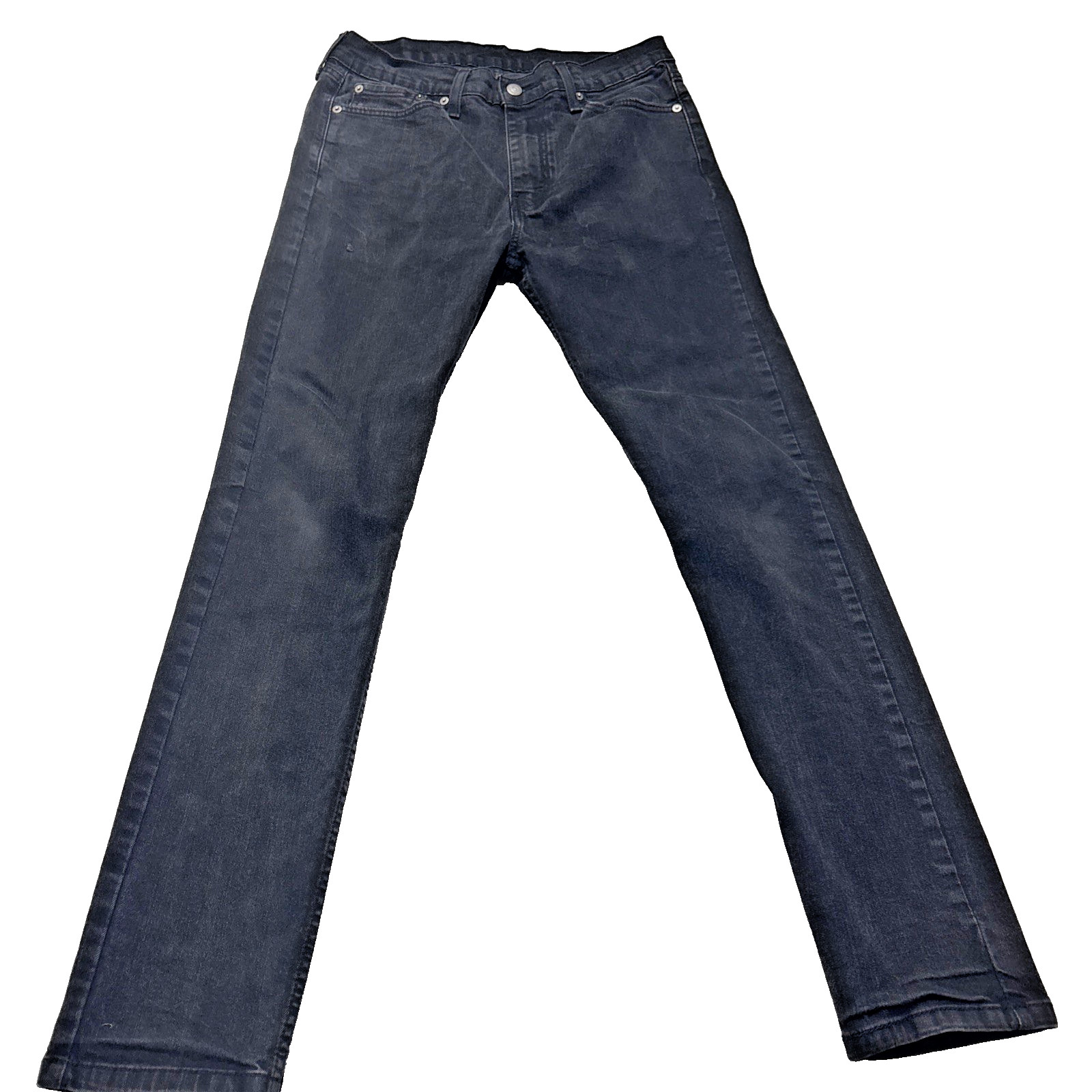 Levi's 510 33x34 | Straight Leg Distressed Black Denim Jeans Punk Emo Grunge
