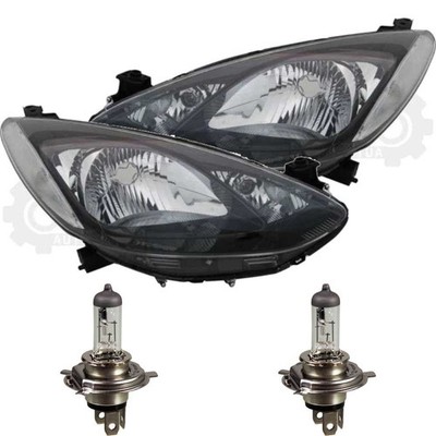 Halogen Scheinwerfer Set für Mazda 2 DE_ DH_3 1.3 Bj.07-15 DE 1.5 Bj.08-15