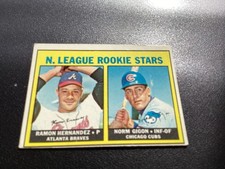 1967 TOPPS #576 RAMON HERNANDEZ / NORM GIGON ROOKIE CARD. rookie card picture