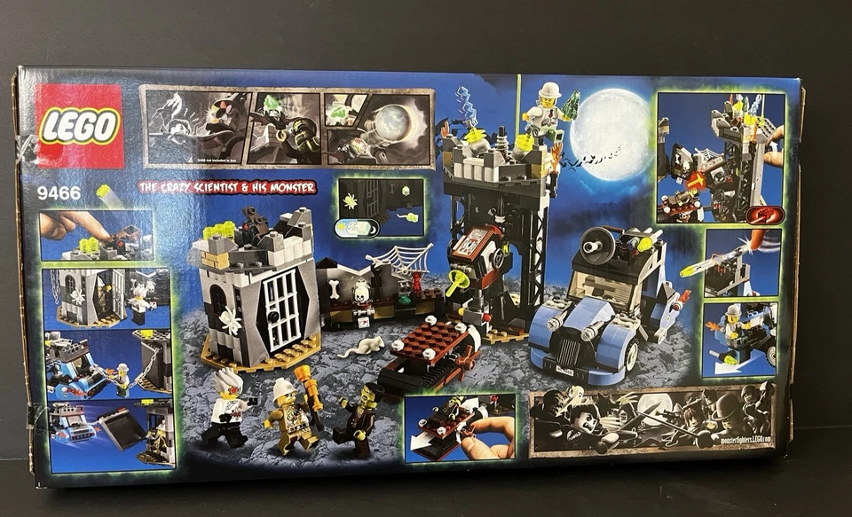 LEGO Monster Fighters: Crazy Scientist & His Monster (9466)-NUEVO/CAJA SELLADA Foto 2 de 4