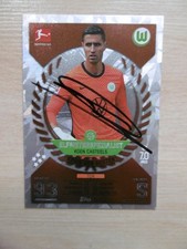 Koen Casteels autograph signed TC Topps Bundesliga "VFL Wolfsburg 2021/22"