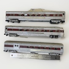 Vintage American Flyer S Gauge Passenger Train Cars Set 960 962 963 Untested Lot