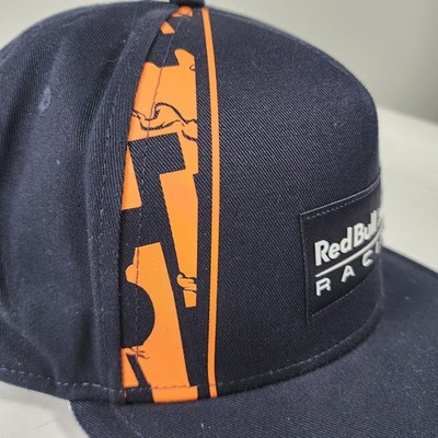 Red Bull Racing Hat Puma Navy Blue Snapback Flatbill Cap  display picture 3