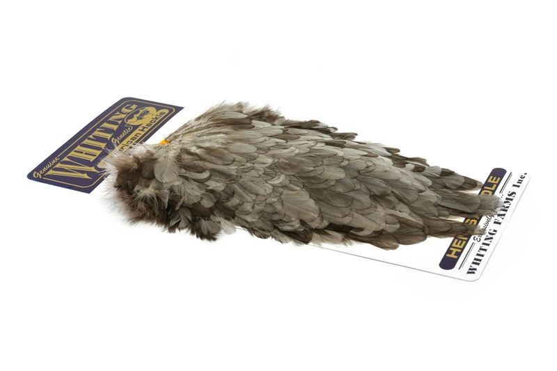Whiting Farms American Hen Saddle la plume haut de gamme pour monteurs de mouche