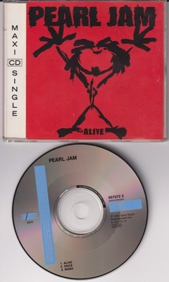 Pearl Jam   Alive / Once / Wash - 3 Track Maxi CD 1991  Epic   EPC 657572 2