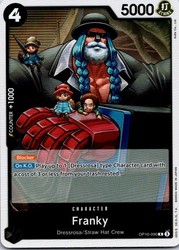 Franky (090) OP10-090 Rare Royal Blood One Piece Foil