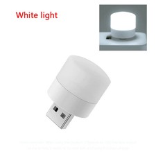 USB Plug Lamp Night Light Applicable for Computer Mobile Power USB Small Round