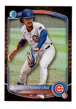 Fernando Cruz 2025 Bowman Chrome Reptilian Refractor #BCP-110 Chicago Cubs