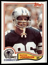 1982 Topps #317 Butch Johnson