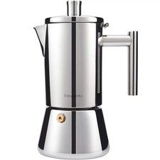 Stovetop Espresso Maker Stainless Steel Moka Pot Induction Safe Coffee Cup Maker