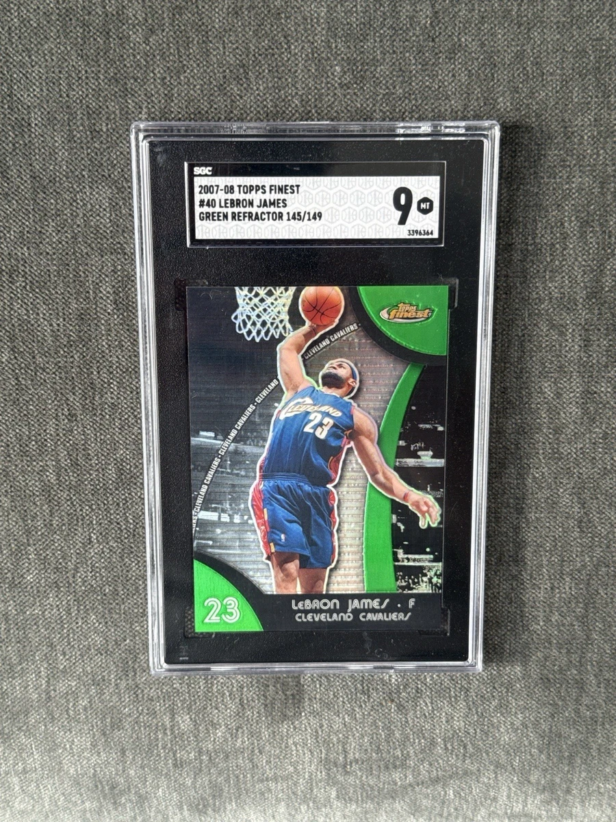2007-08 Topps Finest - LeBron James #40 for sale | eBay