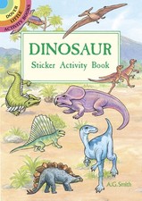 Dinosaur Sticker Activity Book-Softcover