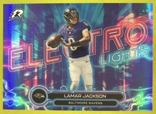 2025 Topps Resurgence Lamar Jackson Electro Lights #EL-5 Ravens