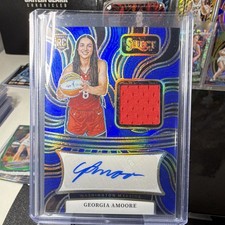 Panini 2025 Prizm WNBA Signatures Georgia Amoore Mystics RC Auto Purple 1/49