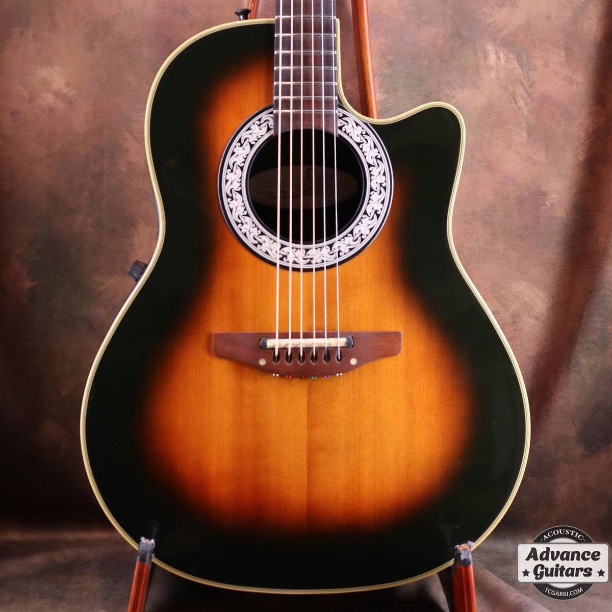 Ovation 1993 1860 Custom Balladeer Acoustic Guitar [AUTH] | eBay