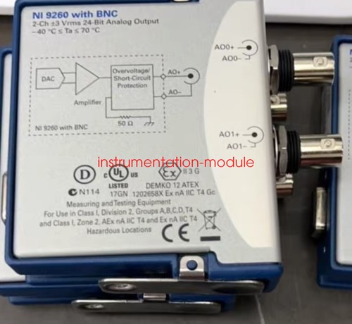 National Instruments NI 9260 with BNC 783466-01 Analog Output Module Test passed