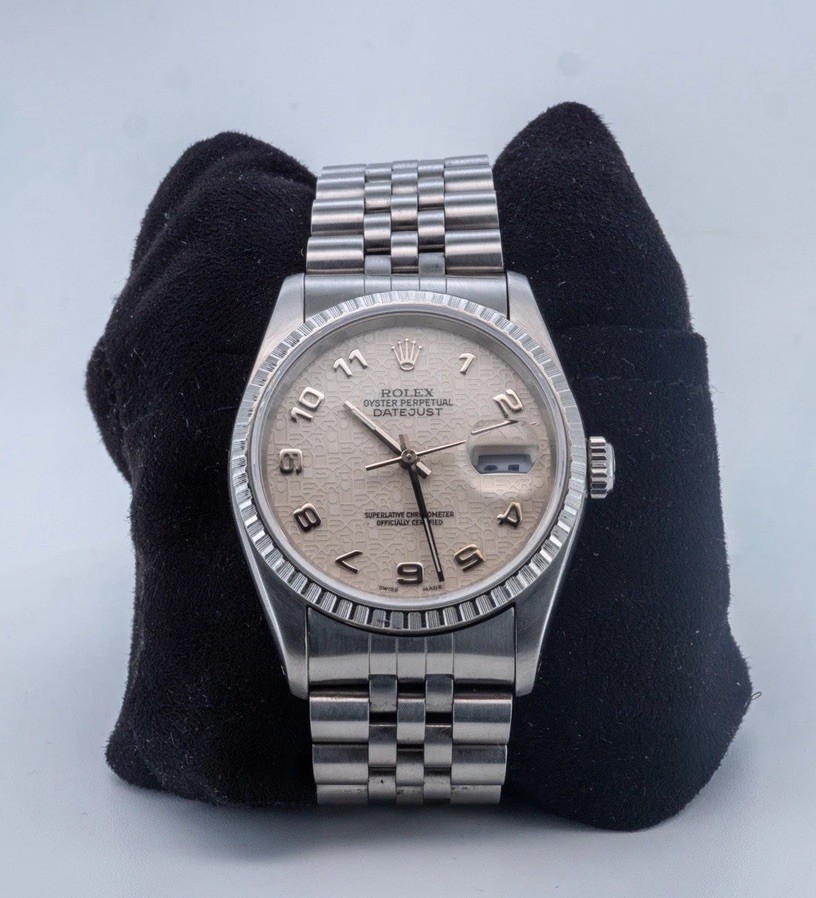 Rolex Datejust 36mm Ref 16220 Mens Automatic Watch - Computer Dial - (NO TARIFF)