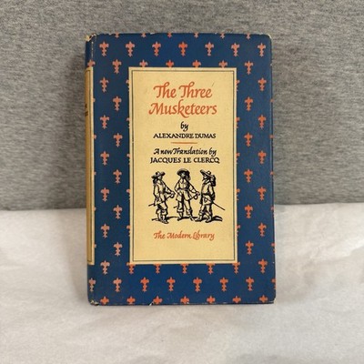 The Three Musketeers By Alexandre Dumas 1950 HC DJ First Modern Library Edition