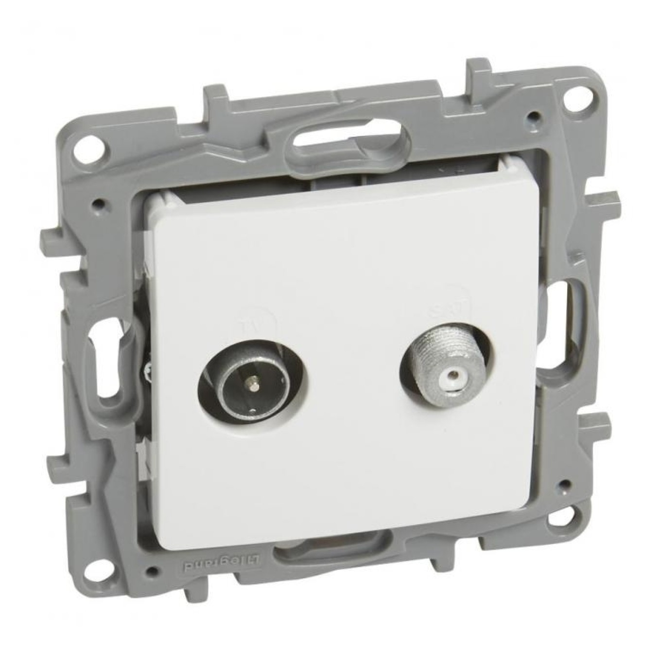 Niloe antenna socket satellite TV end 1 dB white 764559