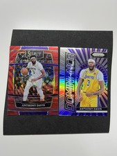 Lot of 2-Anthony Davis, Prizm Dominance Silver & Select Red Wave 👍