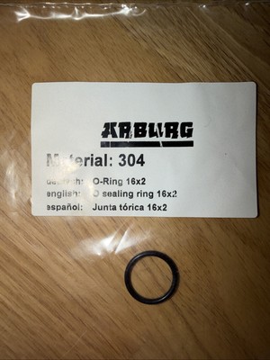 Original ARBURG O-Ring 16x2 Dichtung Schwarz NEU Material 304 Einwandfrei