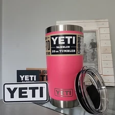 YETI Rambler 20 oz  Tumbler BPA Free Tropical Pink *New