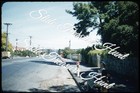 Australia Bus Stop Street Scene Melbourne 35mm Slide 1950s Red Border Kodachrome — photo 1