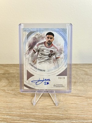 2025 Topps Chrome MLS Lorenzo Insigne Renaissance On Card Auto /20 Toronto FC SP