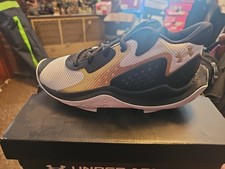 Under Armour Boys Jet 23 3026635-002 Black Basketball Shoes Sneakers Size 5.5Y