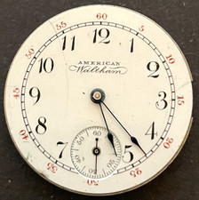 Antique 1895 Waltham Model 1891 64 Pocket Watch Movement Running Ticks 0s 11j