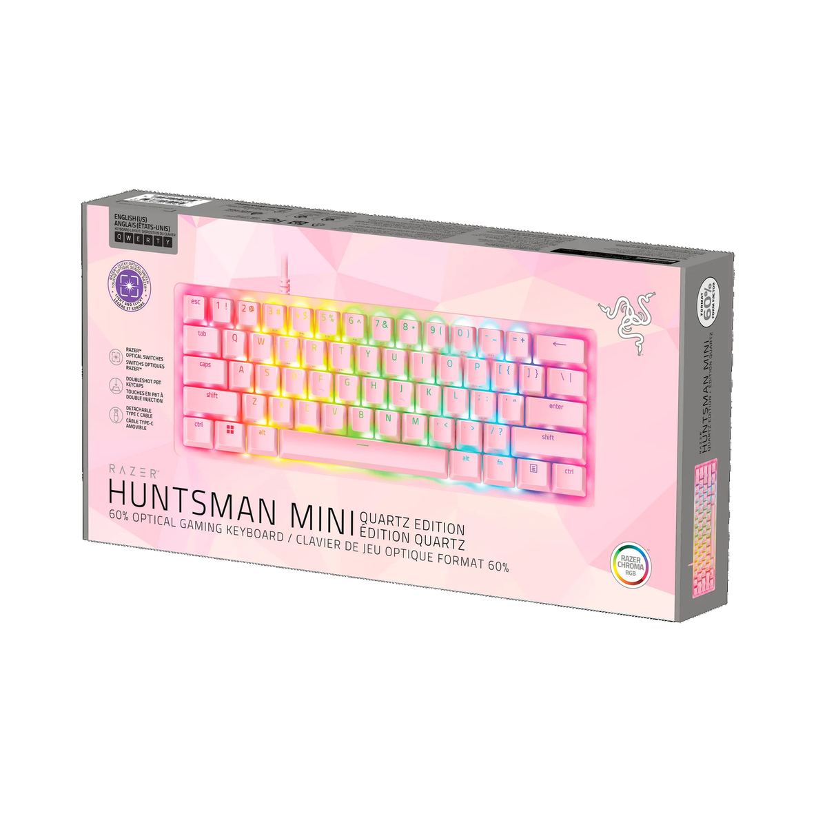 Razer RZ03-03393500-R3U1 Huntsman Mini 60% Wired Gaming Keyboard Razer RZ03-03393500-R3U1 Huntsman Mini 60% Wired Gaming Keyboard