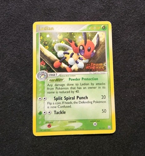 Ledian 23/109 EX Team Rocket Returns Reverse Holo