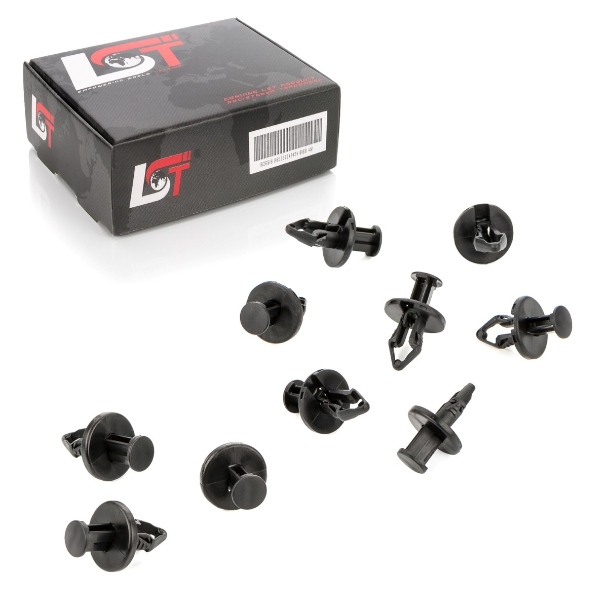 10x expanding nut rear bumper clips for FORD FIESTA VI 6