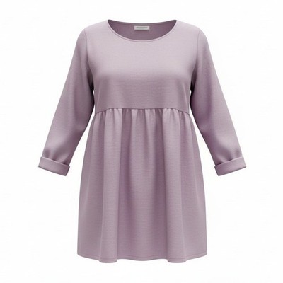 Spell & The Gypsy Women Tunic M Lilac Cotton Gauze Babydoll Boho Fairycore