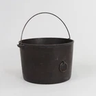Antique Before 1903 Sidney 9" Cast Iron Pot w/ Pour Ring
